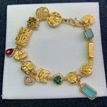 ❤妙玉生花優品購❤21810。 頂尖戒面料寶石藍綠碧璽百寶箱，聚集美好，財源飽進，重量，5.2g規格約14-13-11mm 歷史價格詳細信息