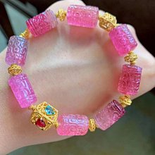 ❤妙玉生花優品購❤21107。典藏！頂尖玻璃體高貴富貴彩虹碧璽手鍊！韻味十足！重43g 規格11.2mm左右. 歷史價格詳細信息