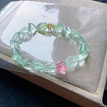 ❤妙玉生花優品購❤040337精品 熒光西瓜????碧璽鐲型手牌 顆顆瓜線分明 顏色豔麗 規格：11.8/17/4.6mm重30.6g 歷史價格詳細信息