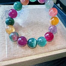 粉綠碧璽手鍊11·5Mm左右.重40·6g 歷史價格詳細信息