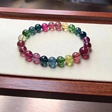 天然彩虹碧璽手鍊 尺寸4.7mm 艷麗色系 很溫柔的顏色 粉 老物件收藏 全場現貨免運B3 歷史價格詳細信息