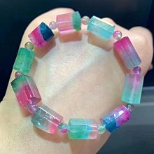 ❤妙玉生花優品購❤11311頂尖戒面料炫彩貓眼西瓜碧璽貔貅18k金設計款手鍊！仙氣滿滿！ 歷史價格詳細信息