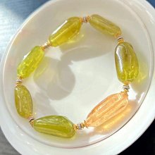 即時通訊價.極品濃豔碧璽手鍊8mm.近玻種美物，色彩濃郁晶體通透，搭配24 k包金寶石藍滴溜。重：20.05g 歷史價格詳細信息