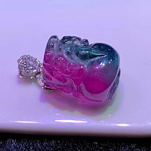 ❤妙玉生花優品購❤121106戒面料玻璃體貓眼紫綠西瓜碧璽蓮花珠18k金設計款！保護吉祥，萬物生長！ 歷史價格詳細信息