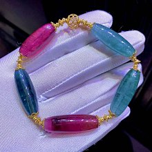 ❤妙玉生花優品購❤121106戒面料玻璃體貓眼紫綠西瓜碧璽蓮花珠18k金設計款！保護吉祥，萬物生長！ 歷史價格詳細信息