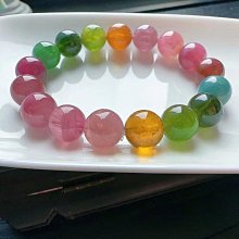 彩虹碧璽手鍊，晶上手美配18 K約7/9 M重15· 8g 歷史價格詳細信息