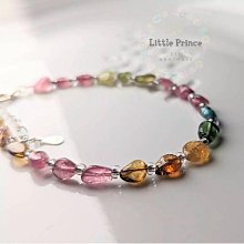 【彩虹糖果色碧璽手鏈-招財旺夫-1款/組】巴西天然碧璽水晶轉運珠閨蜜禮物包金不掉色-90202 歷史價格詳細信息