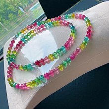 ❤妙玉生花優品購❤051522 近玻璃體 經典 老礦 高級感 藍綠碧璽手鍊 珠寶感超強 顏色飽和度極高 多顆藍貓眼 規格：11.5mm重43.2 歷史價格詳細信息