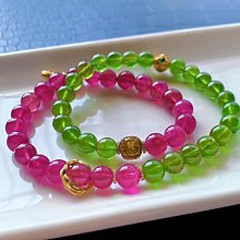 ❤妙玉生花優品購❤61309。 僅此一隻，緣分美瓜，典藏碧璽手鐲.帕拉伊巴藍西瓜碧璽！ 一半高貴一半柔美. 內徑58.8規格12x8mm 歷史價格詳細信息