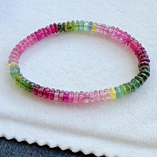 天然彩虹碧璽手鍊 尺寸4.7mm 艷麗色系 很溫柔的顏色 粉 老物件收藏 全場現貨免運B3 歷史價格詳細信息