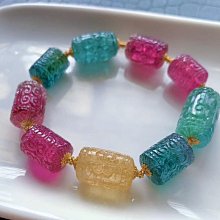 ❤妙玉生花優品購❤70708頂尖純正金絲雀！豪華閃耀玻璃體純碧璽精緻切面18k金手鍊！搭配豔桃紅碧璽18k金潘多拉！少見的高等級淨度！ 歷史價格詳細信息