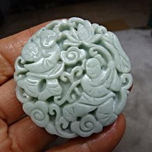 清代豆青堆花花瓶，畫工精美釉色肥潤漂亮，有磕碰修補和沖線見圖 歷史價格詳細信息