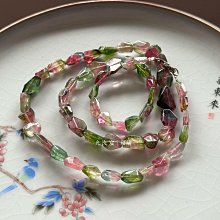 天然巴西老料多圈長串糖果色彩虹碧璽手鏈女含藍碧老礦三圈送女友特艾超夯 精品 歷史價格詳細信息