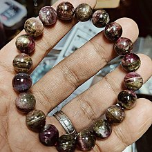 **結緣水晶**優質漂亮的閃眼,貓眼碧璽塔珠手鍊,39公克(1-1),週年慶回饋金開跑,詳情請參考商品描述! 歷史價格詳細信息