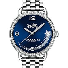 【COACH】Delancey系列 銀框晶鑽 白面 經典C字印花手環腕錶(14502353) 歷史價格詳細信息
