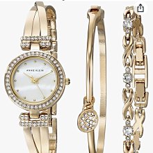 Anne Klein 施華洛世奇水晶手錶和手鍊套裝 AK/3580 RGST 玫瑰金 Swarovski Crystal 歷史價格詳細信息