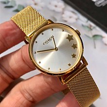 現貨熱銷-COACH 手錶 編織鋼帶 時尚個性豬標誌手錶 生活30米防水 購美國代購Outlet專場 可團購 歷史價格詳細信息