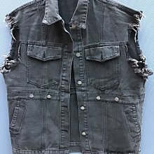 大袋牛仔背心 男 單寧背心 刷破牛仔馬甲 外搭無袖背心 牛仔馬甲男士修身坎肩外套 背心馬甲男 休閒百-毛毛男裝 歷史價格詳細信息