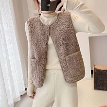 加絨 加厚冬季新款 羊羔絨馬甲女外穿背心韓 版時尚馬夾外套百搭坎肩 歷史價格詳細信息