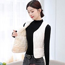 加絨 加厚冬季新款 羊羔絨馬甲女外穿背心韓 版時尚馬夾外套百搭坎肩 歷史價格詳細信息