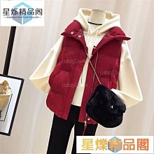 背心外套2024秋冬新款羽絨棉馬甲女輕薄短款保暖加絨馬夾貼身背心坎肩內膽 歷史價格詳細信息