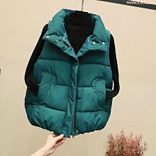 羽絨棉馬甲女外搭韓版款式2022新款秋冬馬夾加厚短款背心坎肩外套-時尚女裝 歷史價格詳細信息
