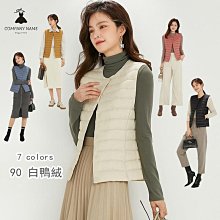 輕薄羽絨馬甲90白鴨絨立領收腰顯瘦氣質羽絨外套女-時尚女裝 歷史價格詳細信息