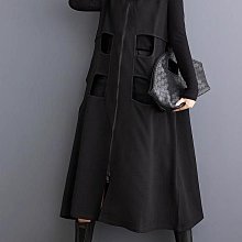 女人衣櫥㊕秋冬裝時尚不過氣保暖有型 黑色/淺卡其色/焦糖咖色包邊毛絨 腰間口袋無袖羊羔絨裡臀長背心 大尺碼超大胸108-132.K652♥ 歷史價格詳細信息