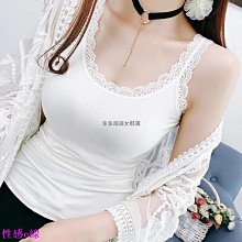 背心 上衣  性感上衣  無袖上衣  薄上衣 胖mm背心 大碼時尚背心 百搭吊帶背心打底衫蕾絲內搭寬鬆韓版外穿無袖上衣女 歷史價格詳細信息