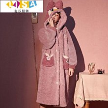 睡袍男冬季珊瑚絨長款浴袍春加絨加厚男士秋冬法蘭絨睡褲長袍睡衣[樂營睡衣] 歷史價格詳細信息