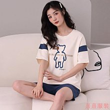 罩杯睡衣 帶胸墊睡衣 胸罩睡衣 玲娜貝兒短袖睡裙女夏薄款帶胸墊棉質可愛簡約可外穿家居服睡衣女-豆豆服飾 歷史價格詳細信息