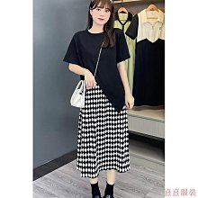 熹熹服裝【星夢】 大尺碼300斤胖mm減齡遮肚套裝女夏季薄款短袖上衣寬版短褲兩件套女 歷史價格詳細信息