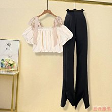 熹熹服裝夏季套裝女新款大尺碼女裝穿搭設計感短袖上衣搭配揹帶裙兩件套 歷史價格詳細信息