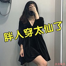熹熹服裝【小胖仙】加大尺碼 大尺碼  春秋大尺碼女裝2-300斤寬鬆胖mm長袖洋裝+法式小香風馬甲兩件套裝 歷史價格詳細信息