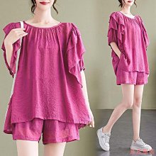 熹熹服裝【星夢】 大尺碼300斤胖mm減齡遮肚套裝女夏季薄款短袖上衣寬版短褲兩件套女 價格比較,價格查詢,歷史價格詳細信息