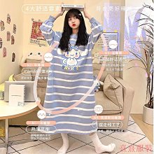 熹熹服裝大尺碼女裝 睡衣長袖 韓版簡約條紋睡衣女春秋季新款休閒家居服套裝 歷史價格詳細信息