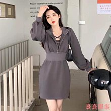 熹熹服裝法式赫本風大尺碼女裝秋冬新款時尚兩件套黑色上衣外搭配半身裙套裝 U8CR 歷史價格詳細信息