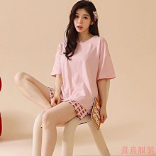 罩杯睡衣 帶胸墊睡衣 胸罩睡衣 玲娜貝兒短袖睡裙女夏薄款帶胸墊棉質可愛簡約可外穿家居服睡衣女-豆豆服飾 歷史價格詳細信息