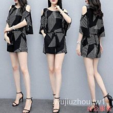 小西裝顯瘦休閒時尚套裝女夏季洋氣質職業短褲時髦西服兩件套女性服裝流行女裝休閒服飾~BA11451 歷史價格詳細信息