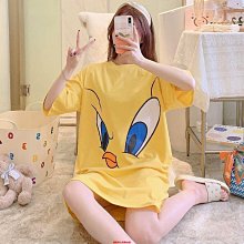 新款睡裙童可棉女夏長裙寬鬆可愛宮廷甜美公主風睡衣家居 歷史價格詳細信息