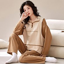 秋冬新款女士睡衣5a抗菌月子服哺乳衣翻領長袖拉架棉大碼居家套裝 歷史價格詳細信息