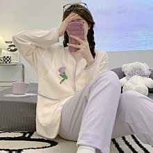 哺乳衣舒適配色條紋居家套裝【HB3750】 歷史價格詳細信息