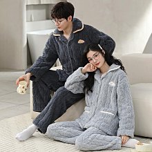 秋冬新款情侶睡袍純色珊瑚絨男士睡衣青年簡約法蘭絨加厚長版浴袍 歷史價格詳細信息
