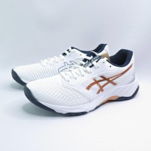 Asics Netburner Ballistic Ff 3 [1053A069-960] 男女 羽排球鞋 緩震 白 金 歷史價格詳細信息