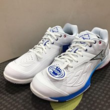 Mizuno 美津濃 羽球鞋 Wave Fang 2 寬楦 女鞋 白 粉 回彈 室內運動 桌球鞋 71GA2313-22 歷史價格詳細信息