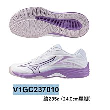 Mizuno 美津濃 排球鞋 Thunder Blade Z 女鞋 白 藍 輕量 緩衝 室內運動 羽排鞋 V1GC2370-00 歷史價格詳細信息