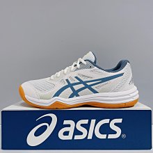 Asics 羽排球鞋 Upcourt 5 男鞋 白 海軍藍 室內鞋 入門款 膠底 亞瑟士 運動鞋 1071A086102 歷史價格詳細信息