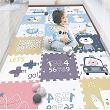 寶寶爬行墊xpe拼接加厚2.5cm定制家用客廳墊子地墊嬰兒爬爬墊-我們這一家 歷史價格詳細信息