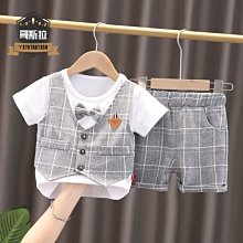 男童裝 男童套裝 兒童衣服 男童童裝 男童夏裝套裝 1一3歲嬰兒童休閑寶寶兩件套 小童夏季薄款短袖短褲 潮#哥斯拉之家# 歷史價格詳細信息