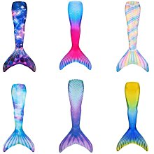 兒童泳衣女夏季美人魚分體女童泳裝防曬帶帽三件套2023新款遊泳衣 歷史價格詳細信息